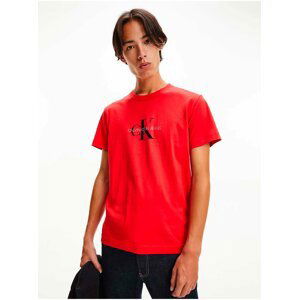 Červené pánské tričko Calvin Klein Jeans