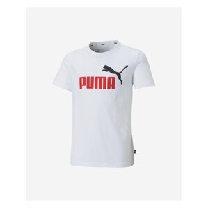 Bílé dětské tričko Puma ESS+ 2 Col