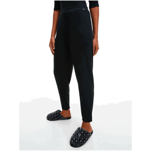 Černé dámské žebrované tepláky Ease Calvin Klein Jeans