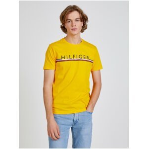 Žluté pánské tričko Tommy Hilfiger