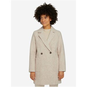 Krémový dámský lehký kabát Tom Tailor Denim