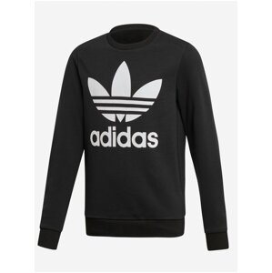 Černá klučičí mikina adidas Originals Trefoil