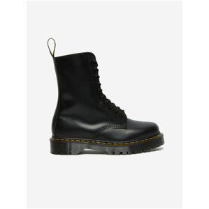 Černé unisex kožené kotníkové boty Dr. Martens Bex