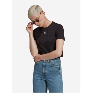 Černý dámský crop top adidas Originals