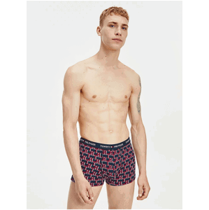 Modro-červené vzorované boxerky Tommy Hilfiger Underwear