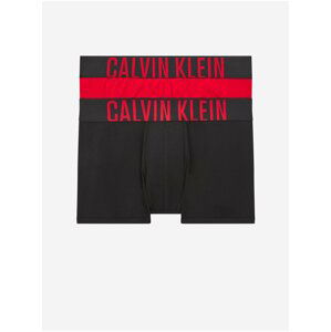 Sada dvou pánských boxerek v červené a černé barvě Calvin Klein Underwear
