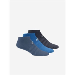 Sada tří párů ponožek v modré barvě adidas Performance
