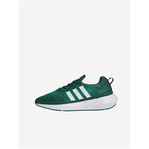 Zelené pánské žíhané boty adidas Originals Swift Run 22