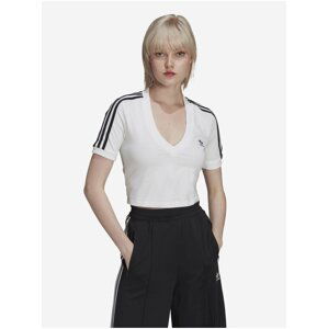 Bílý dámský crop top adidas Originals