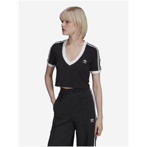 Černý dámský crop top adidas Originals