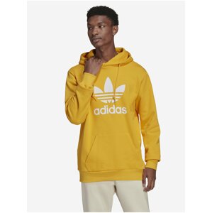 Žlutá pánská mikina s kapucí adidas Originals