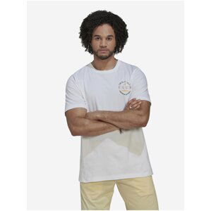 Bílé pánské tričko s potiskem adidas Originals