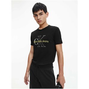 Černé pánské tričko s potiskem Calvin Klein Jeans