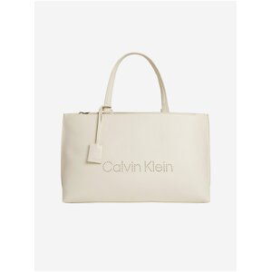 Krémový dámský shopper Calvin Klein