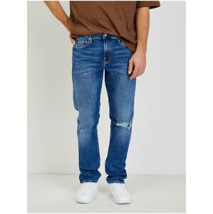 Modré pánské slim fit džíny Calvin Klein Jeans
