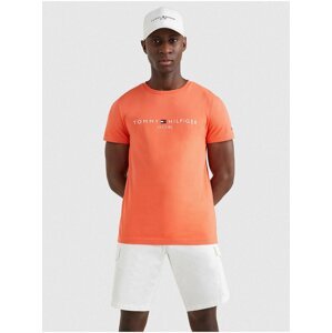 Oranžové pánské tričko Tommy Hilfiger