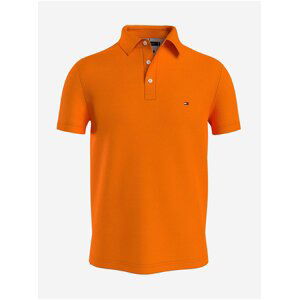 Oranžové pánské polo tričko Tommy Hilfiger