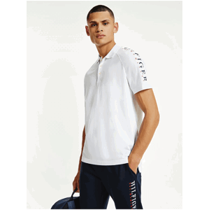 Bílé pánské polo tričko Tommy Hilfiger