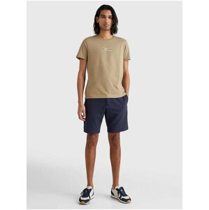 Khaki pánské tričko Tommy Hilfiger