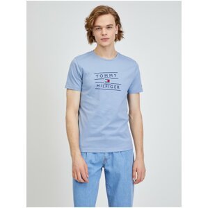 Modré pánské tričko Tommy Hilfiger