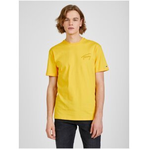 Žluté pánské tričko Tommy Jeans