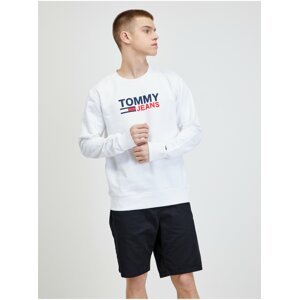Bílá pánská mikina Tommy Jeans