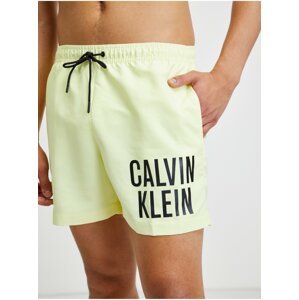 Světle žluté pánské plavky Calvin Klein Underwear