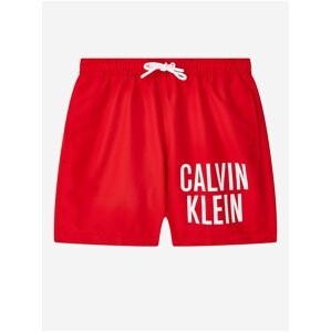 Červené klučičí plavky Calvin Klein Underwear