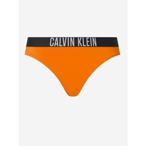 Oranžový dámský spodní díl plavek Calvin Klein