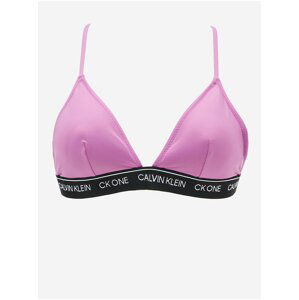 Světle fialový dámský horní díl plavek Calvin Klein Underwear