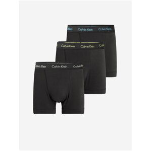 Sada tří pánských boxerek v černé barvě Calvin Klein Underwear