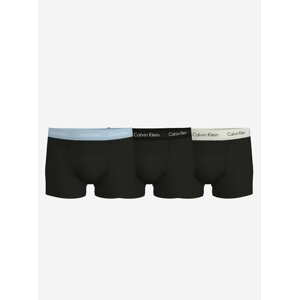 Sada tří pánských boxerek v černé barvě Calvin Klein Underwear