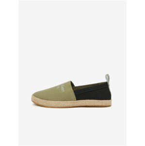 Černo-zelené pánské espadrilky Calvin Klein Jeans