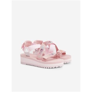 Růžové dámské sandály Tommy Hilfiger