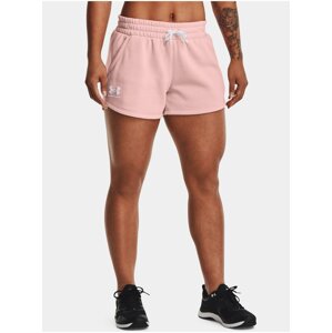 Kraťasy Under Armour Rival Fleece Short - růžová