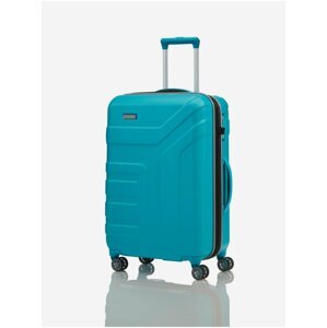 Tyrkysový cestovní kufr Travelite Vector 4w M