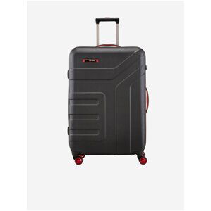 Černý cestovní kufr Travelite Vector 4w L