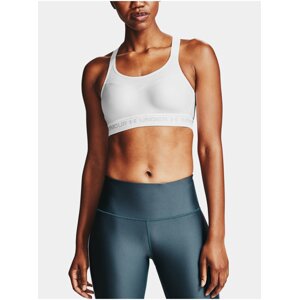 Kompresní podprsenka Under Armour Armour High Crossback Bra - bílá