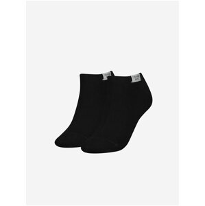 Sada dvou párů dámských ponožek v černé barvě Calvin Klein