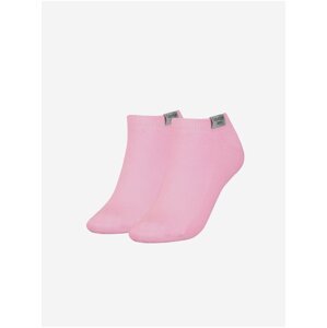 Sada dvou párů dámských ponožek v růžové barvě Calvin Klein