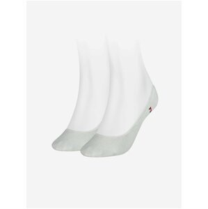 Sada dvou párů dámských ponožek v bílé barvě Tommy Hilfiger Underwear