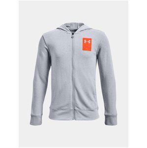 Mikina Under Armour UA Rival Terry FZ Hoodie - šedá