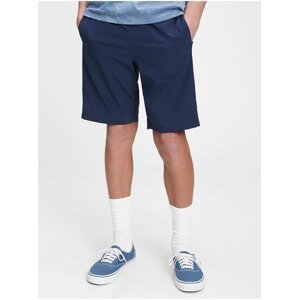 Tmavě modré klučičí kraťasy GAP teen recycled quick-dry shorts