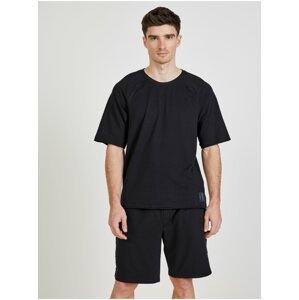 Černé pánské tričko na spaní Calvin Klein