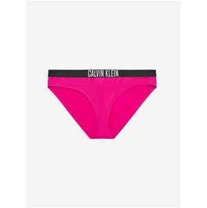 Tmavě růžový dámský spodní díl plavek Calvin Klein Underwear