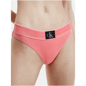 Korálový dámský spodní díl plavek Calvin Klein Underwear