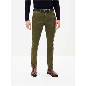 Khaki pánské chino kalhoty Celio Pocharles