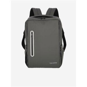 Tmavě šedý batoh Travelite Basics Boxy backpack Anthracite