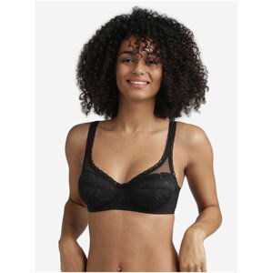 Černá dámská krajková push-up podprsenka Playtex CLASSIC LACE RECYCLED BRA