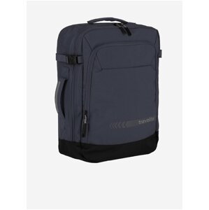 Šedý unisex cestovní batoh Travelite Kick Off Multibag Backpack Anthracite